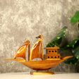 The Boat of Hope Wooden Showpiece Online Sale