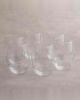 Crystal Transparent Water Glass | Set of 6 | 390 ML Online