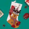 Cozy Reindeer Christmas Stocking | 22 x 10 x 5 inches Discount