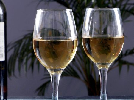 Transparent Solid Goblet Wine Glass | Set of 6 Online now