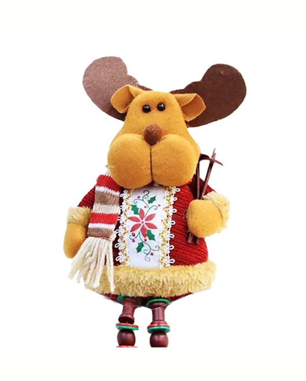 Adorable Reindeer Hanging Legs Table Decorative | 6 x 13 inches Cheap