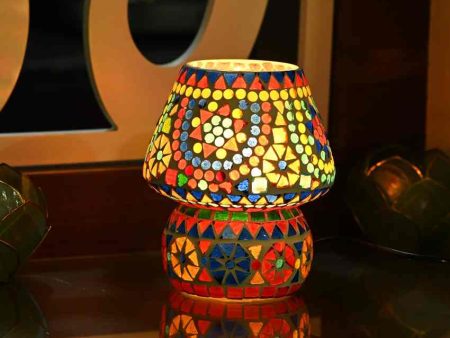 Camelia Glass Mosaic LED Compatible Table Lamp | 6 x 6 inches Cheap