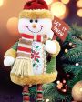 Cheerful Snowman Hanging Legs Table Decorative | 6 x 13 inches Cheap