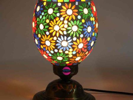 Blume New Stylish Metal Table Lamp with Glass Shade | 6 x 8 inches Discount