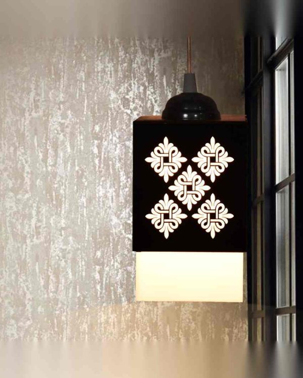 Ersho 3 Lights Wooden Premium Hallway Ceiling Lamp | 5 x 6 x 32 inches Online now