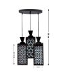 Einzigartig 3 Lights Wooden Premium Foyer Ceiling Lamp | 8 x 4 x 35 inches Online