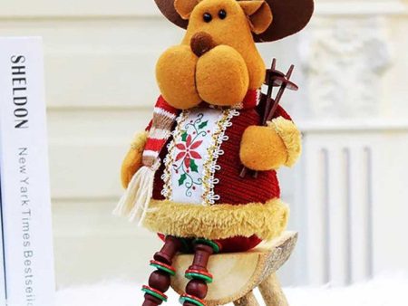 Adorable Reindeer Hanging Legs Table Decorative | 6 x 13 inches Cheap