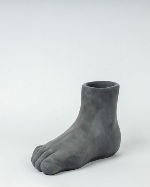 Artistic Bold Statement The Concrete Foot Artifacts | Flower Not Included on Sale