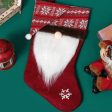 Adorable Beardy Gnome Christmas Stocking | 22 x 10 x 5 inches Cheap