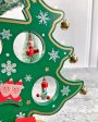 Green Diy Wooden Christmas Tree With Led Light Christmas Table Décor | 12 x 9 inches Cheap