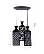 Eleganz 3 Lights Wooden Pendant Foyer Ceiling Lamp | 8 x 4 x 35 inches Supply