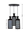 Dynamic Wooden 3 Lights Pendant Foyer Ceiling Lamp | 8 x 4 x 35 inches Supply