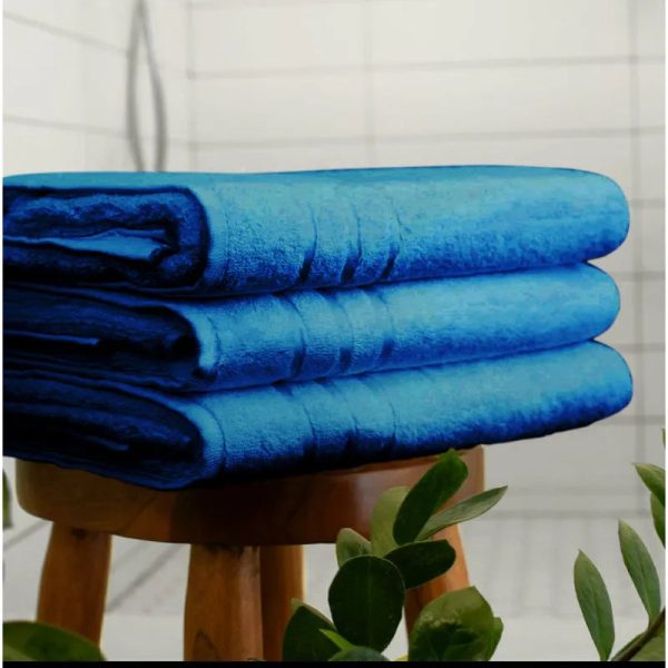 Dark Blue Bamboo Bath Towel | 59x30 inches Cheap