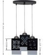 Ersho 3 Lights Wooden Premium Hallway Ceiling Lamp | 5 x 6 x 32 inches Online now