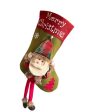 Classic Merry Christmas Santa Stocking | 22 x 10 x 5 inches Online now