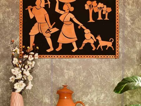 The Homecoming Terracotta Wall Hanging on Sale