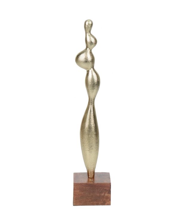 Ethereal Elan Décor Aluminium Sculpture | 4 x 4 x 17 inches For Cheap