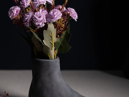 Artistic Bold Statement The Concrete Foot Artifacts | Flower Not Included on Sale