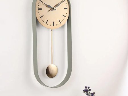 Noir Pendulum Wall Clock | 8 x 2 x 20 inches Online now