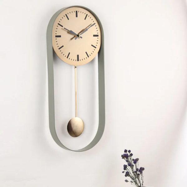 Noir Pendulum Wall Clock | 8 x 2 x 20 inches Online now