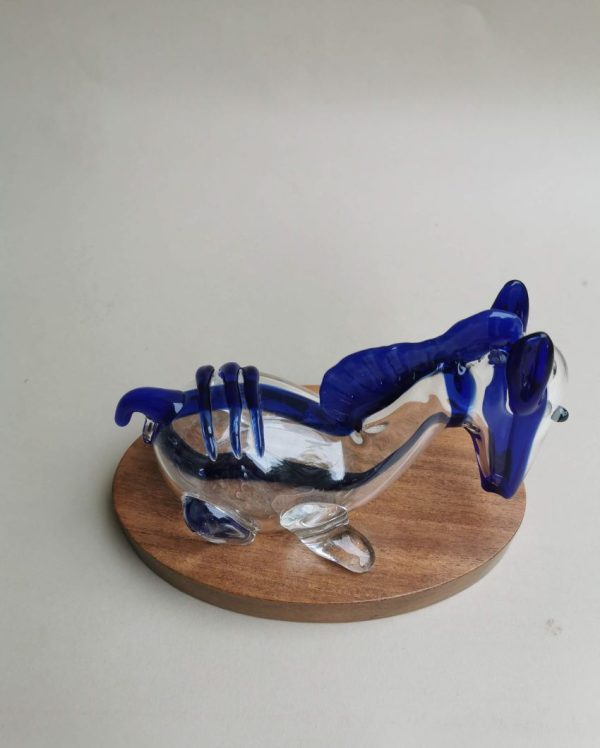 Exquisite Handblown Glass Horse Sculpture Fashion