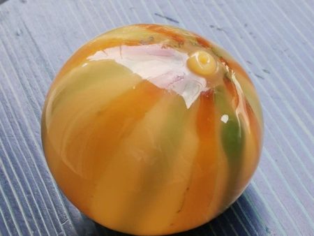 Pumpkin Art Glass Hand Blown Sphere Sale