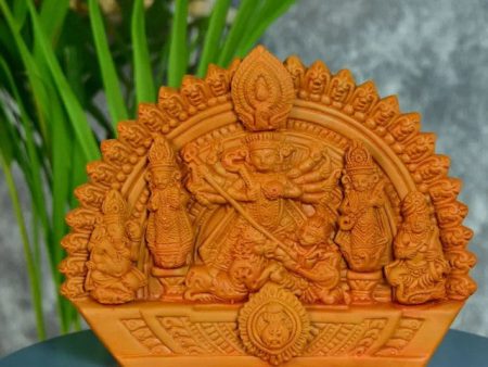 Artisan Handmade Terracotta Durga Tabletop Décor Sale