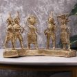 Exquisite Brass Dhokra Art Farmers Set | 9 Inches Online