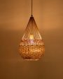 Elegant Rattan Hanging Lamp | 14 x 20 inches Online now