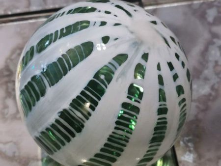 Melting Art Glass Hand Blown Sphere Discount