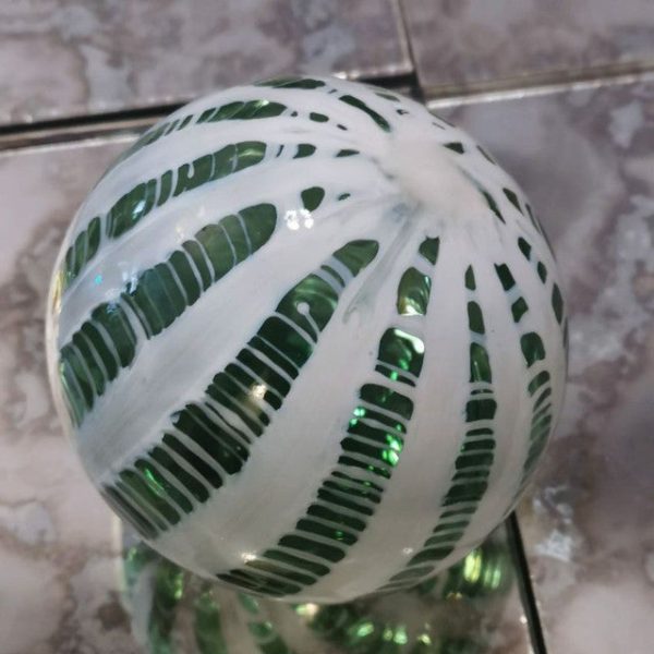 Melting Art Glass Hand Blown Sphere Discount