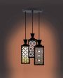 Decoración 3 Lights Wooden Pendant Room Ceiling Lamp | 8 x 4 x 35 inches Cheap