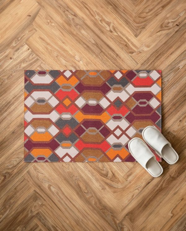 Cotton Jharokha Printed Rug | 35 x 23 inches Online now