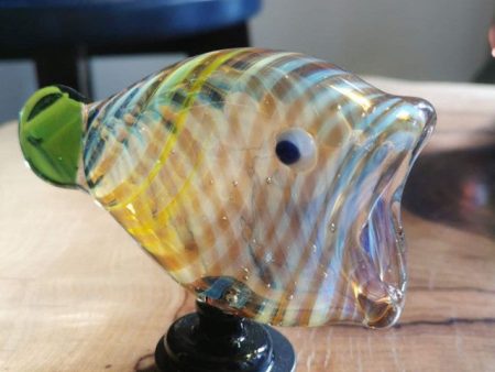 Beautiful Hungry Fish Table Decor Glass Online