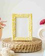 Yellow Block Print Cotton Photo Frame | 8 x 6 inches Cheap