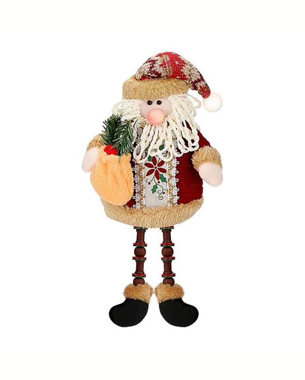 Whimsical Santa Hanging Legs Table Decorative | 6 x 13 inches Sale