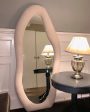 Charming Luna Style Beige Fabric Outer Mirror For Cheap