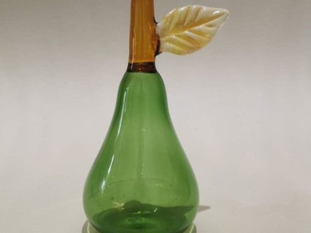 Murano Style Decorative Glass Green Pear Art Online Hot Sale