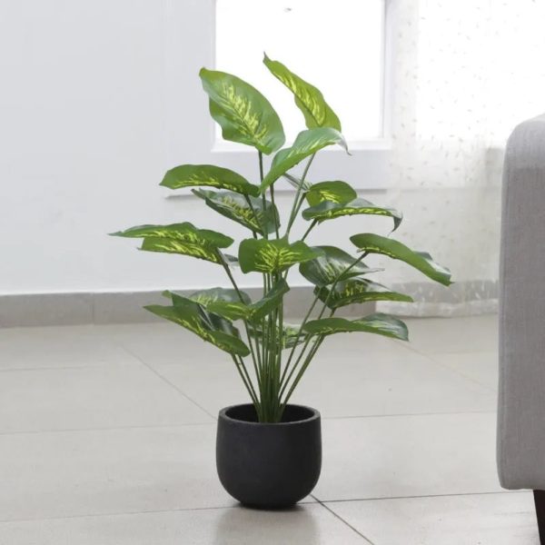 Monstera Deliciosa Artifical Plant For Indoor Decor Without Pot on Sale