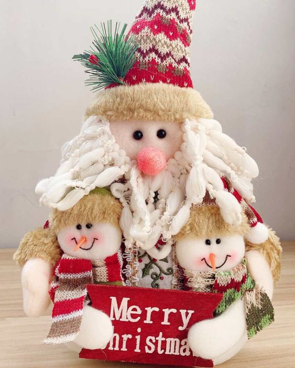 Playful Big Belly Santa Trio Table Decorative | 6 x 13 inches Online Sale