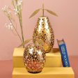 Gold Mosaic Mirror Pear and Apple Decorative | Set of 2 Online