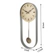 Noir Pendulum Wall Clock | 8 x 2 x 20 inches Online now