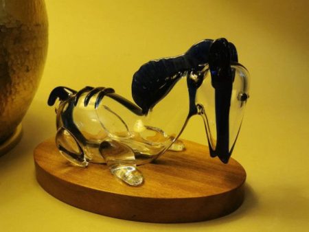 Exquisite Handblown Glass Horse Sculpture Fashion