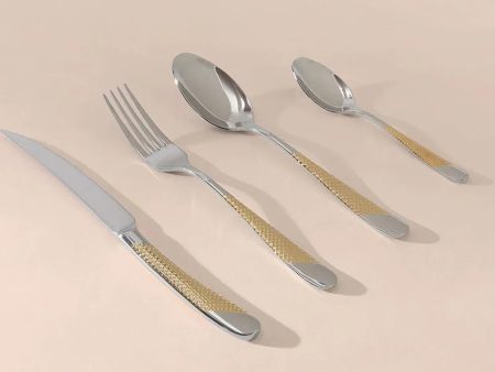 Honeycomb Cutlery Set | Set of 4 Online now