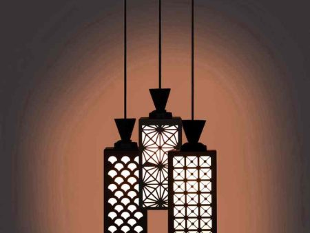 Chick 3 Lights Foyer Wooden Pendant Ceiling Lamp | 8 x 4 x 35 inches Supply