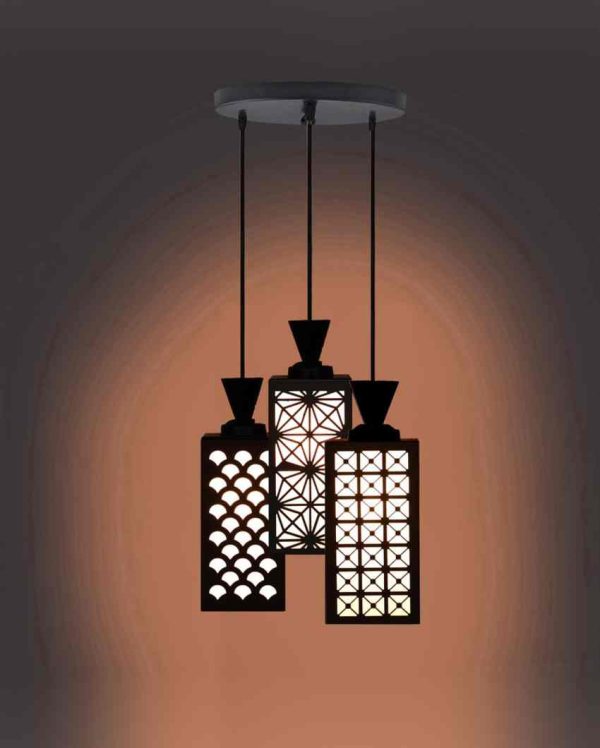 Chick 3 Lights Foyer Wooden Pendant Ceiling Lamp | 8 x 4 x 35 inches Supply