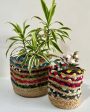 Multicolor Jute Planters | Set Of 3 Cheap