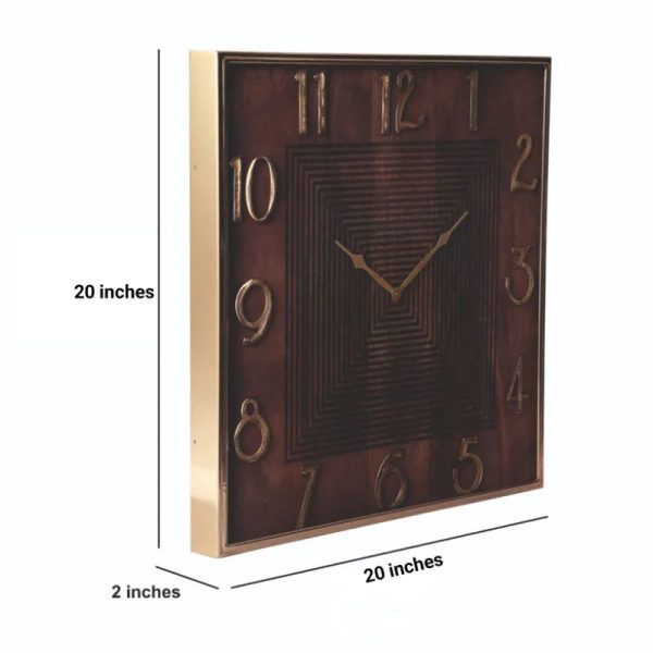 Chateau Gold Wall Clock | 20 x 2 x 20 inches on Sale