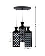 Chick 3 Lights Foyer Wooden Pendant Ceiling Lamp | 8 x 4 x 35 inches Supply