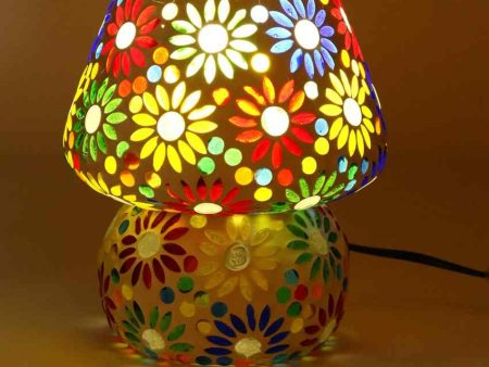 Amarilis Glass Mosaic LED Compatible Table Lamp | 5 x 6 inches For Cheap